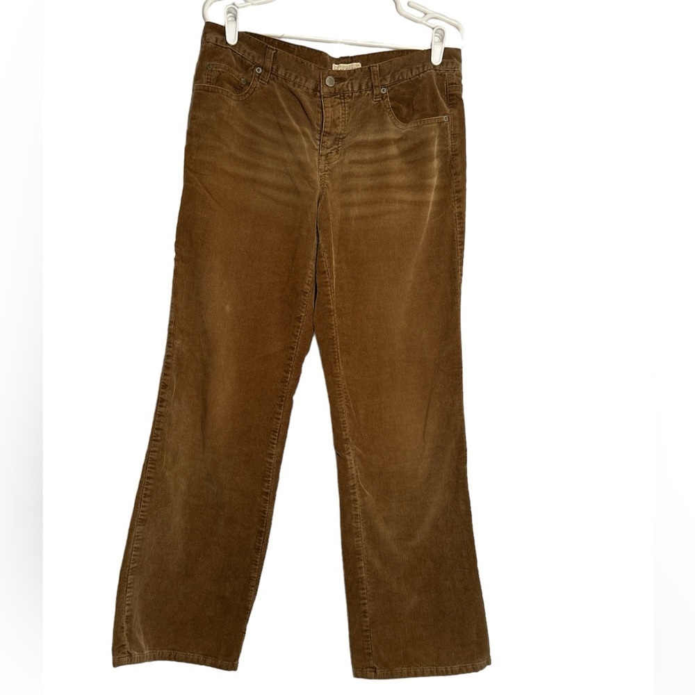 |American Eagle| FLAWED Vintage Corduroy Brown Wide Leg Pants Size 12